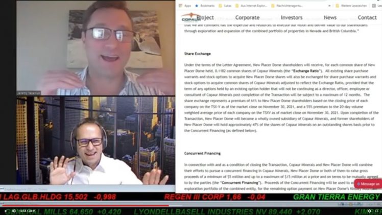 SmallCap-Investor Interview mit Jeremy Yaseniuk, CEO und Director von Copaur Minerals (WKN A2QB3Y)