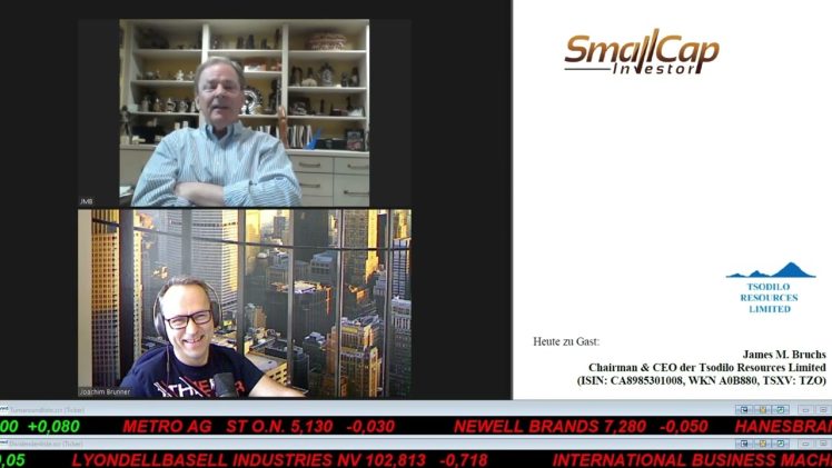 SmallCap-Investor Interview mit James M. Bruchs, Chairman & CEO von Tsodilo Resources (WKN A0B880)